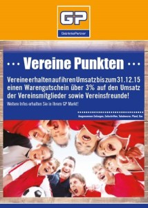 Flyer Aktion "Vereine punkten"