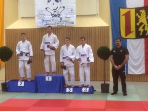 Siegerehrung Gewichtsklasse bis 73kg