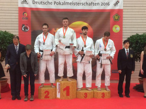 Siegerehrung Männer bis 90 kg